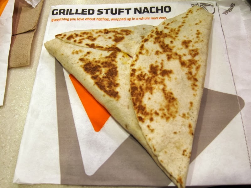 Review Taco Bell Grilled Stuft Nacho Brand Eating