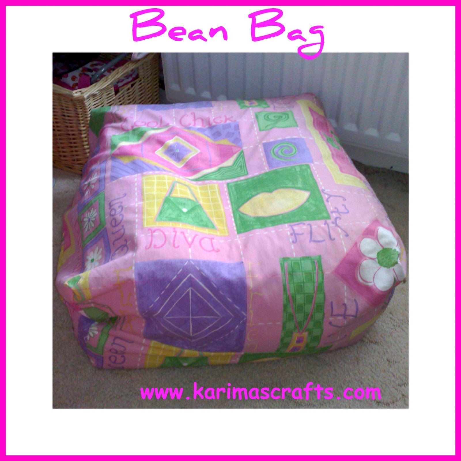 Karima's Crafts Bean Bag Seat