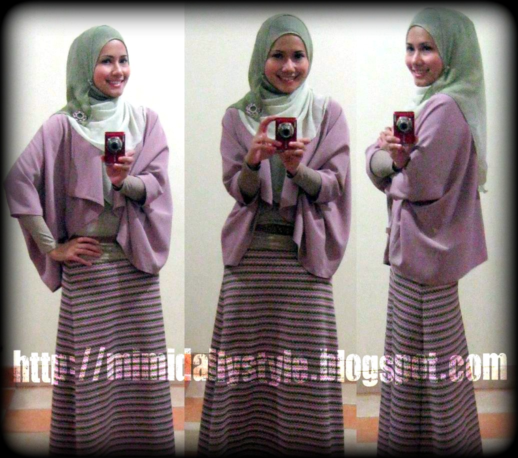 Model Baju Muslim Casual Stripped Model Baju Muslim Casual Stripped