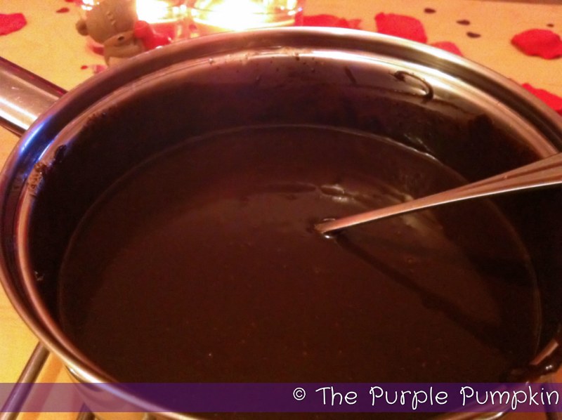 Chocolate Fondue with Fruit Dippers The Purple Pumpkin Blog