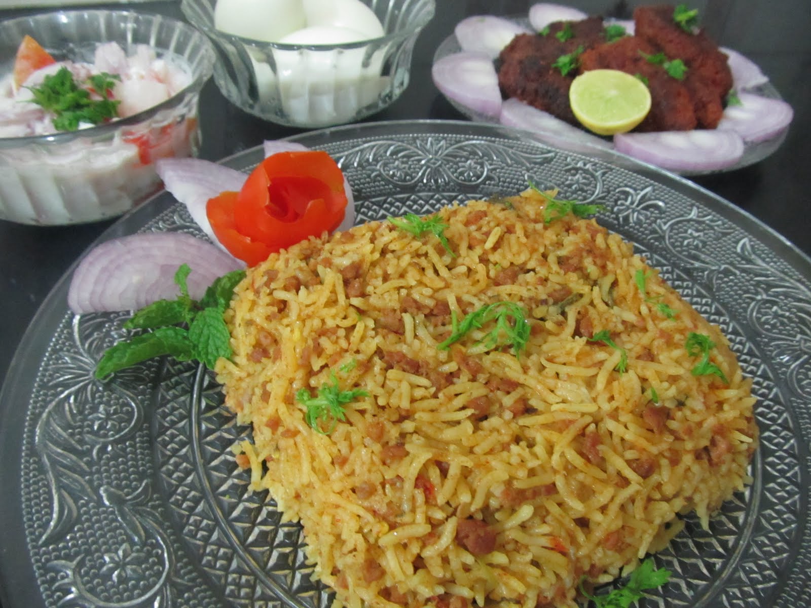 Vidyascooking Mutton Keema Biryani