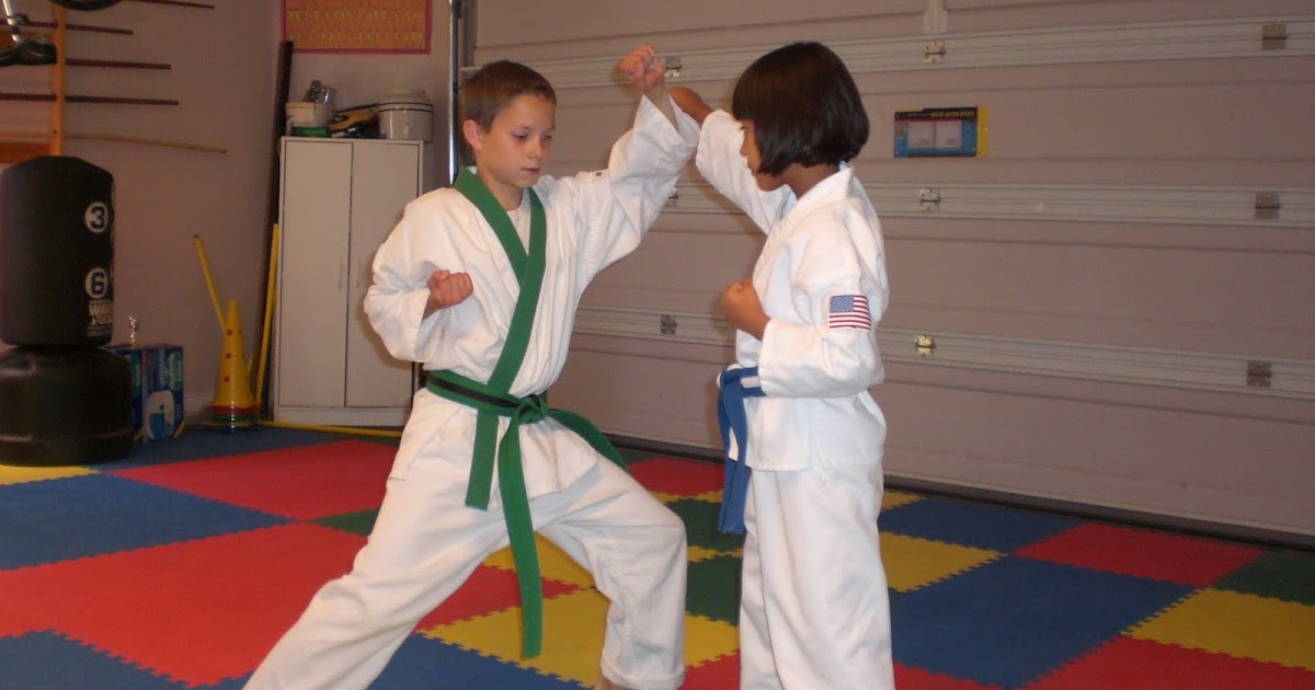 The dlh2os family Summer Karate Test Green Belt