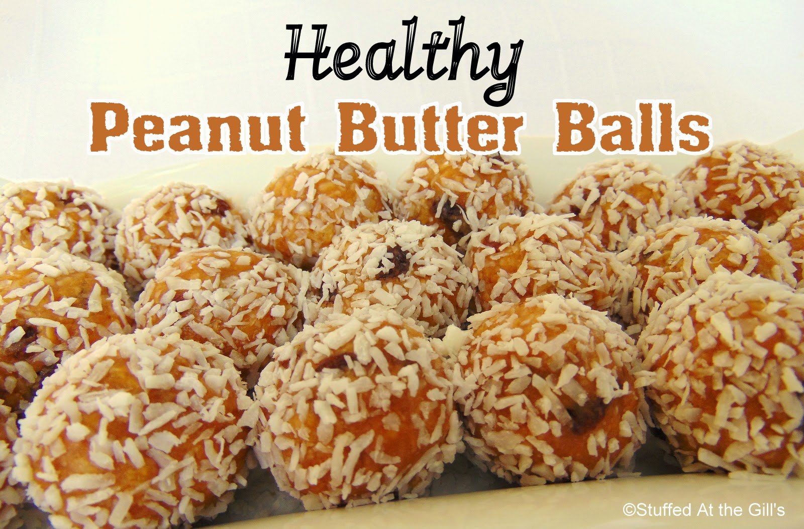 Healthy Peanut Butter Balls