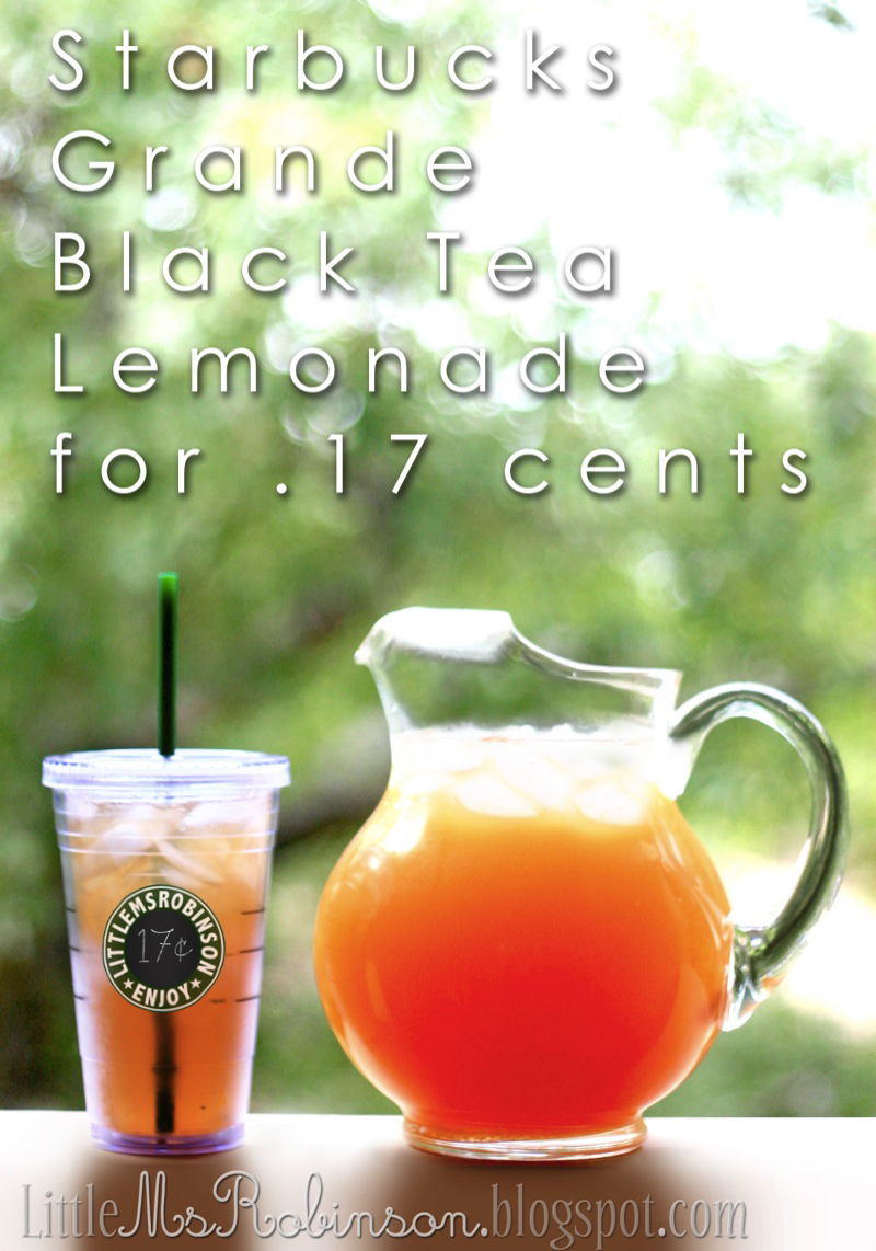 For The Love Of Tuesdays Starbucks Black Tea Lemonade
