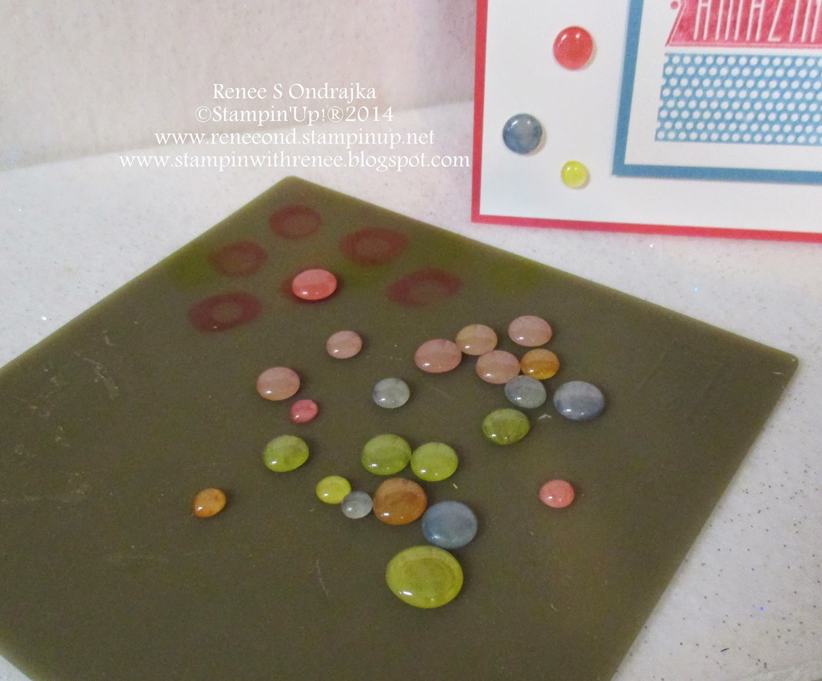 Renee's Rubber Stampin' Ramblings HOT Glue Dot Fun!