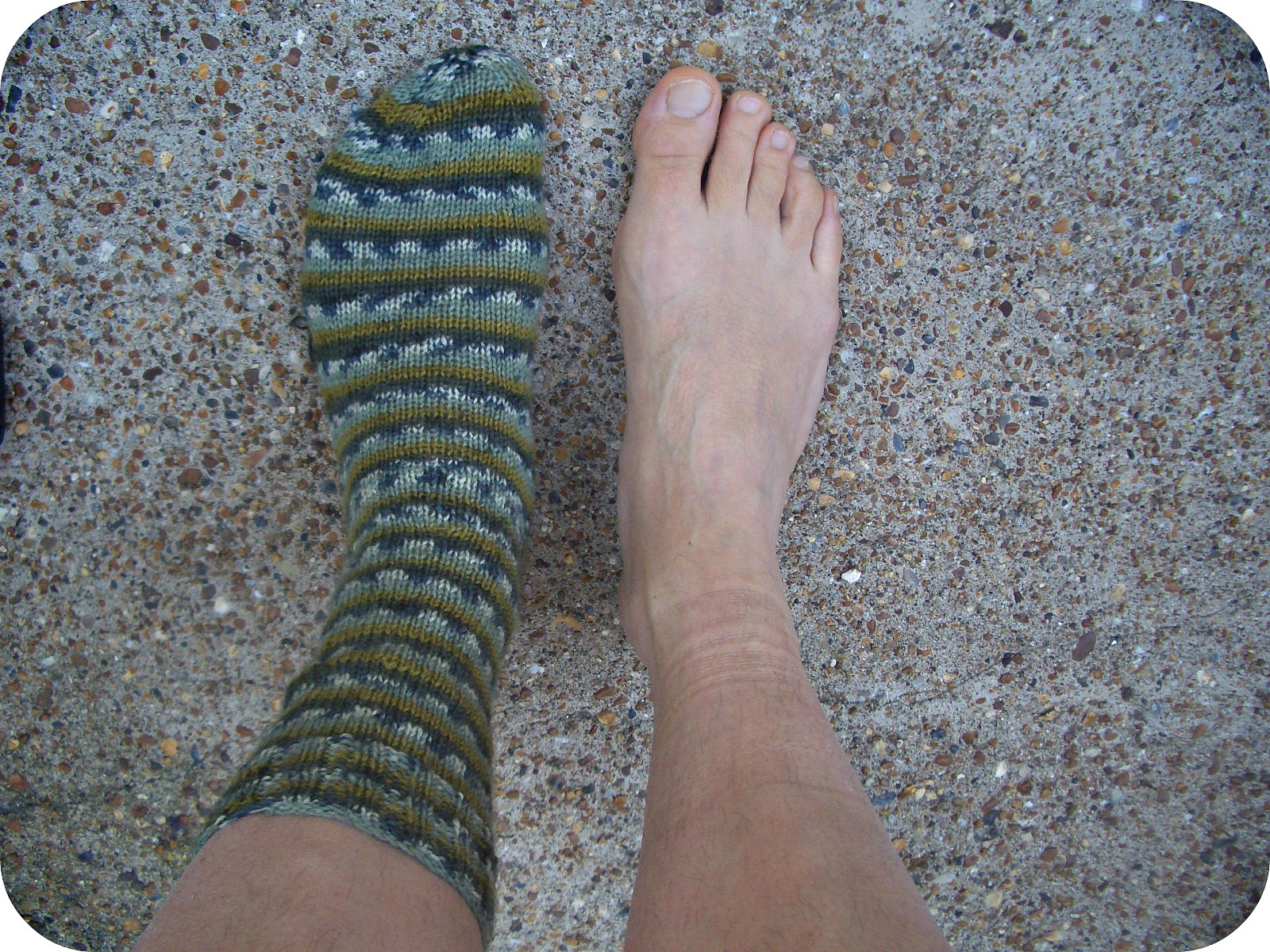 L is for love Half socked