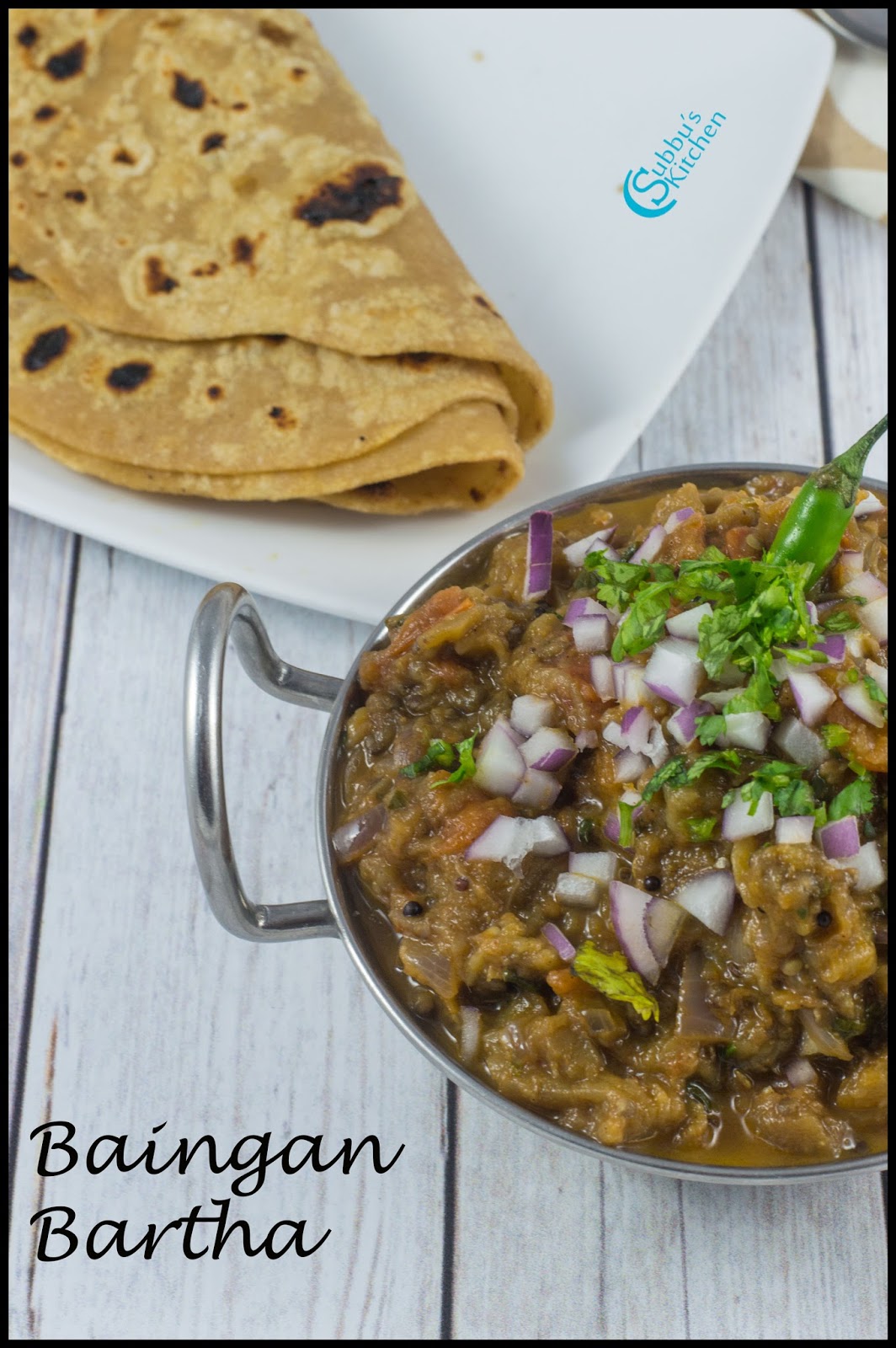 Baingan Bharta Recipe Subbus Kitchen