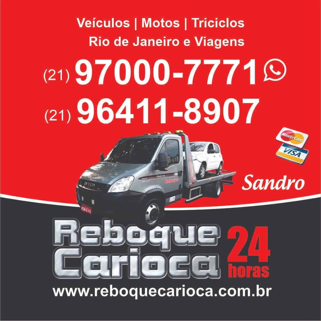 Reboque Santa Cruz - RJ (21) 97000-7771