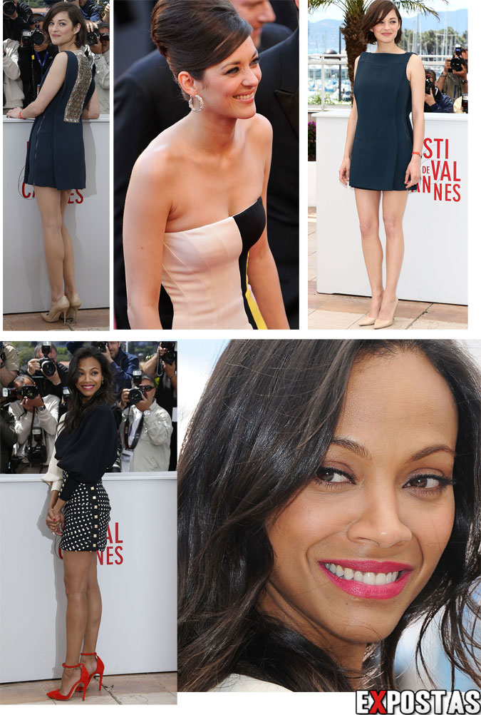 Marion Cotillard e Zoe Saldana Marion Cotillard e Zoe Saldana