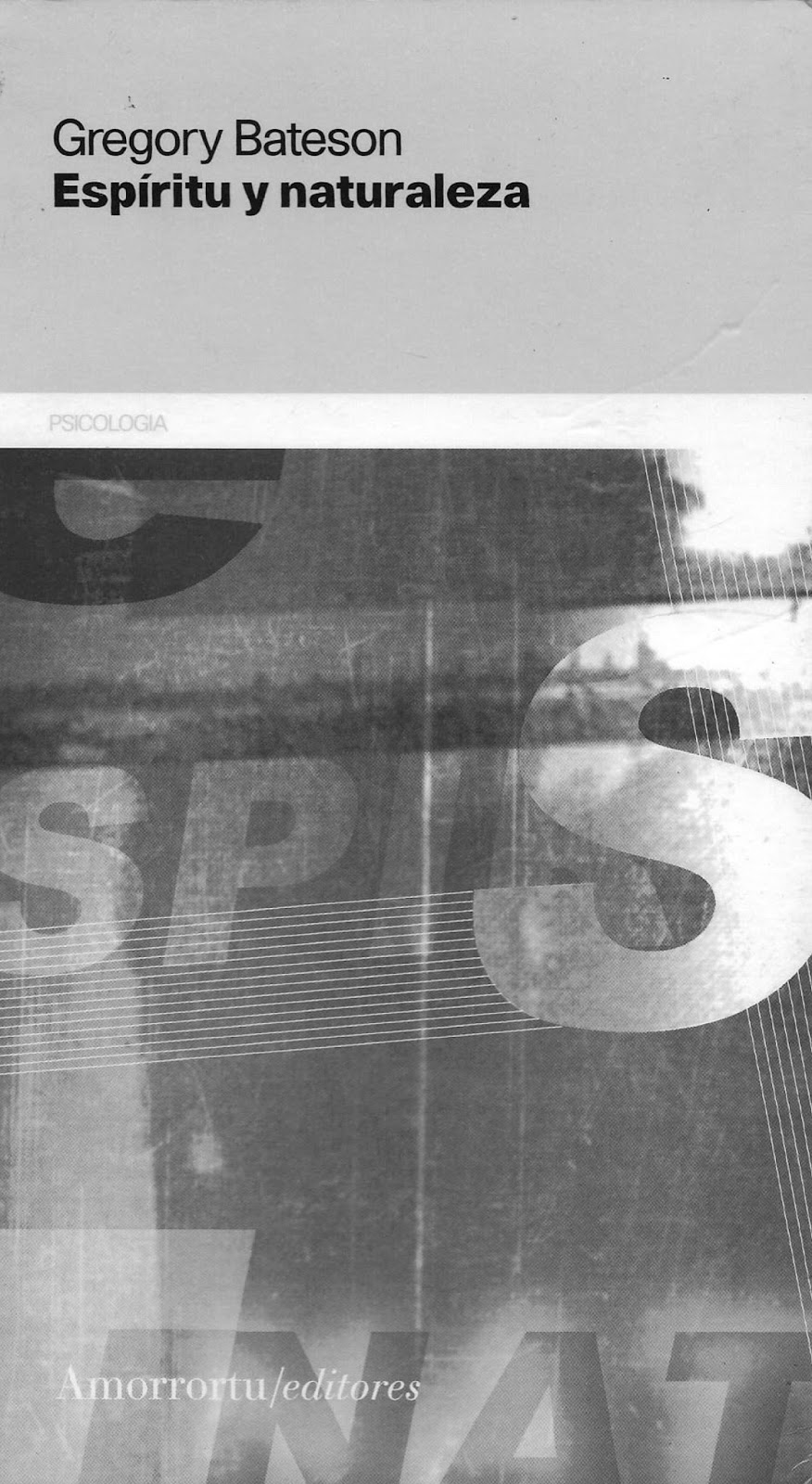 Espiritu y naturaleza gregory bateson libro pdf
