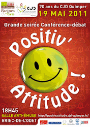 Soirée Positiv'Attitude : Inscription sur www.cjd-quimper.fr