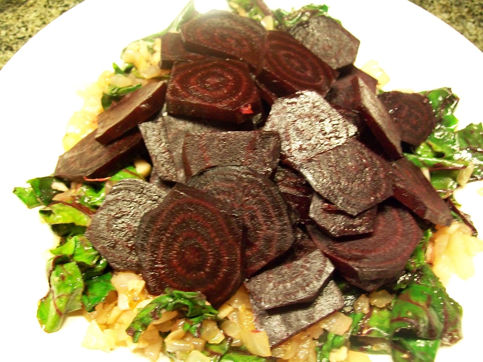 Roasted Beets and Sauteed Beet Greens Bobbi's Kozy Kitchen