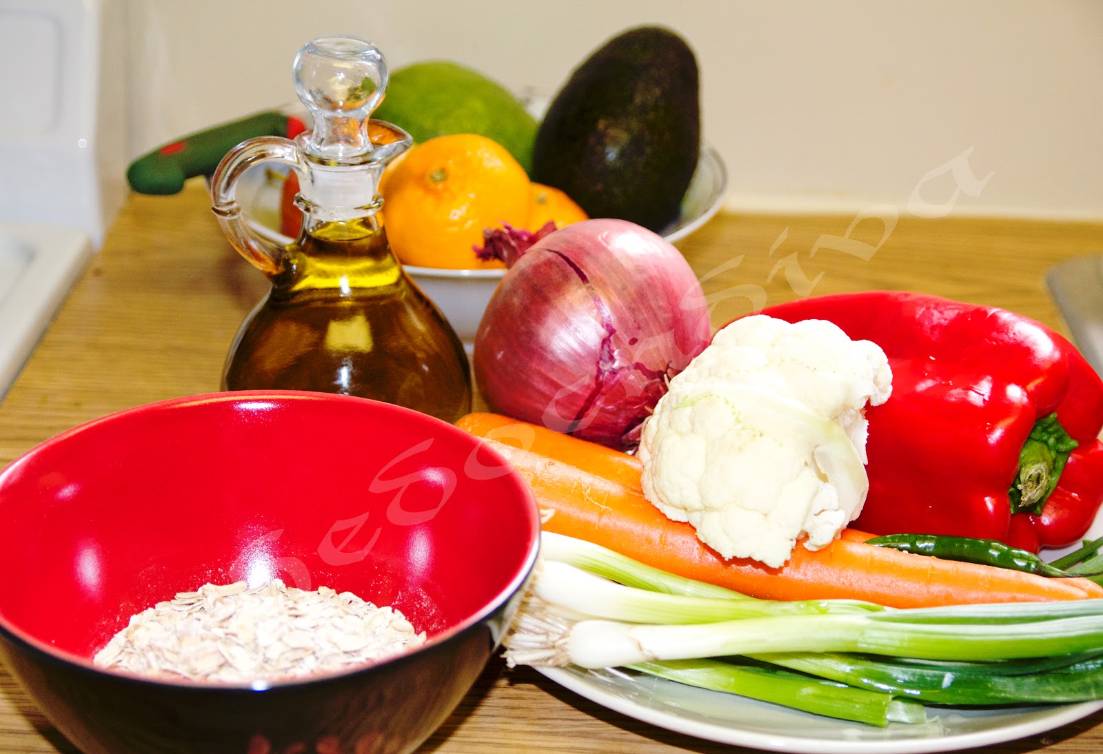 Healthy Recipe Oatmeal with Fried Vegetable thedocndiva