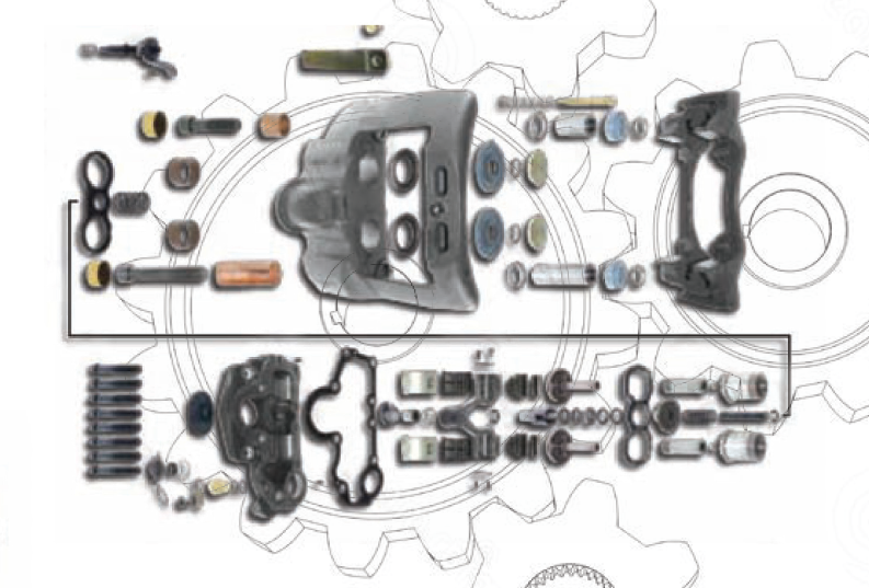 Continual Brake Caliper Repair Kits For Truck Bus and Van KNORR TYPE
