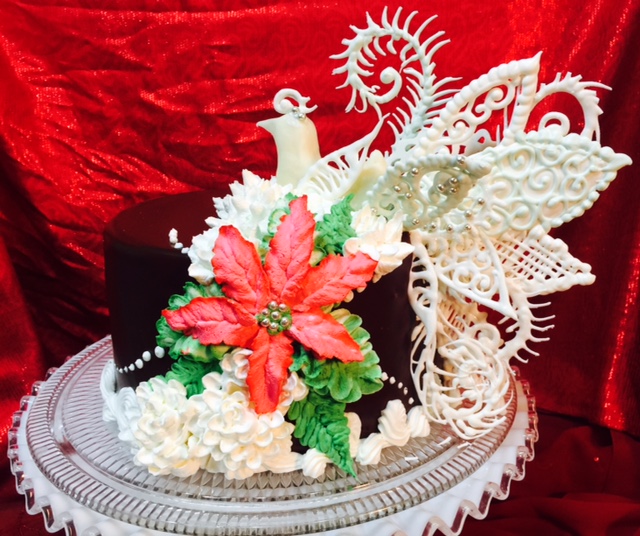 Frosted Art: Elegant Bird Cake Design in Chocolate- Cake ...