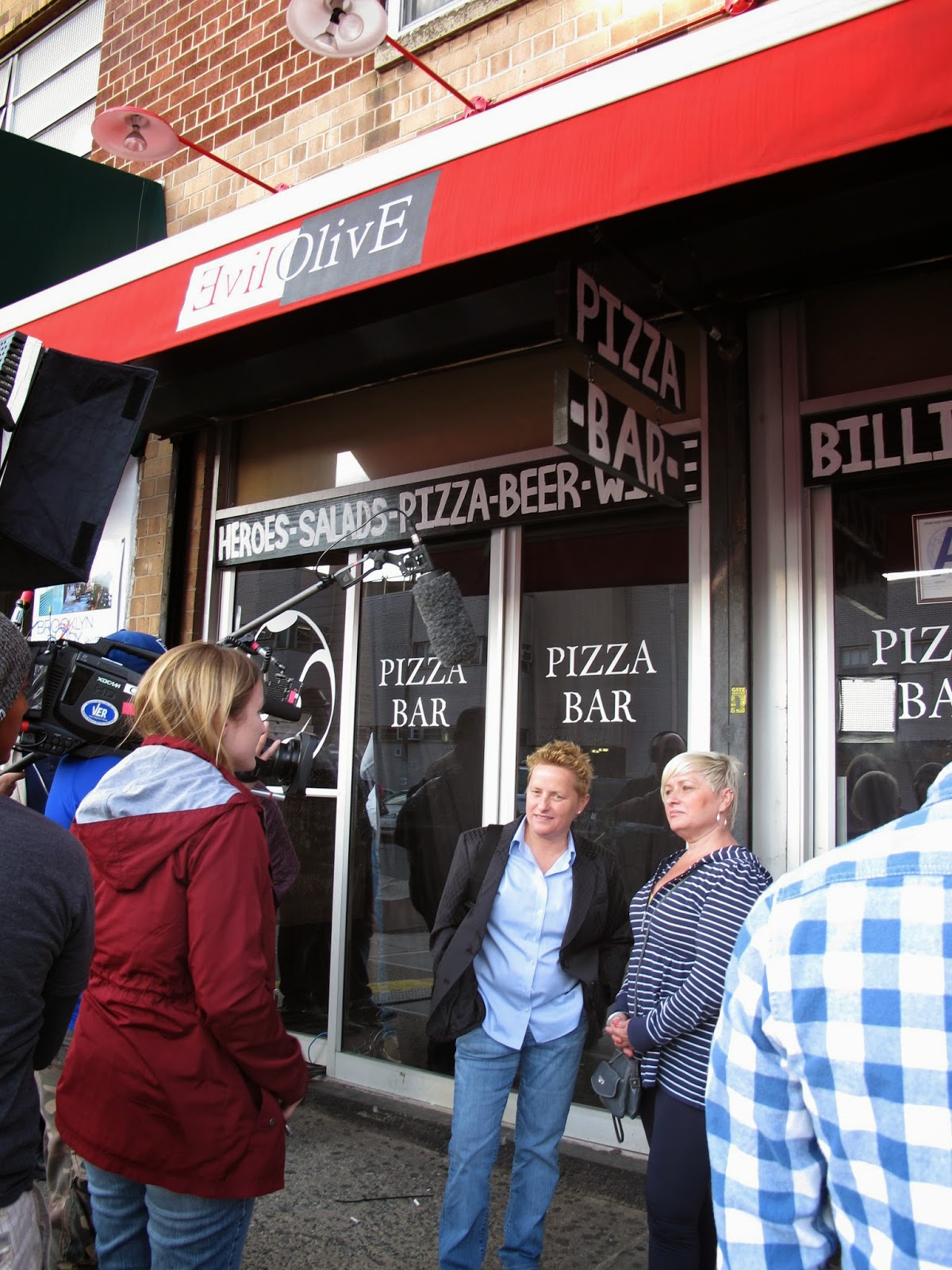 Moving In, Redecorating, And Finding Myself Where People Work/ Evil Olive Pizza Bar