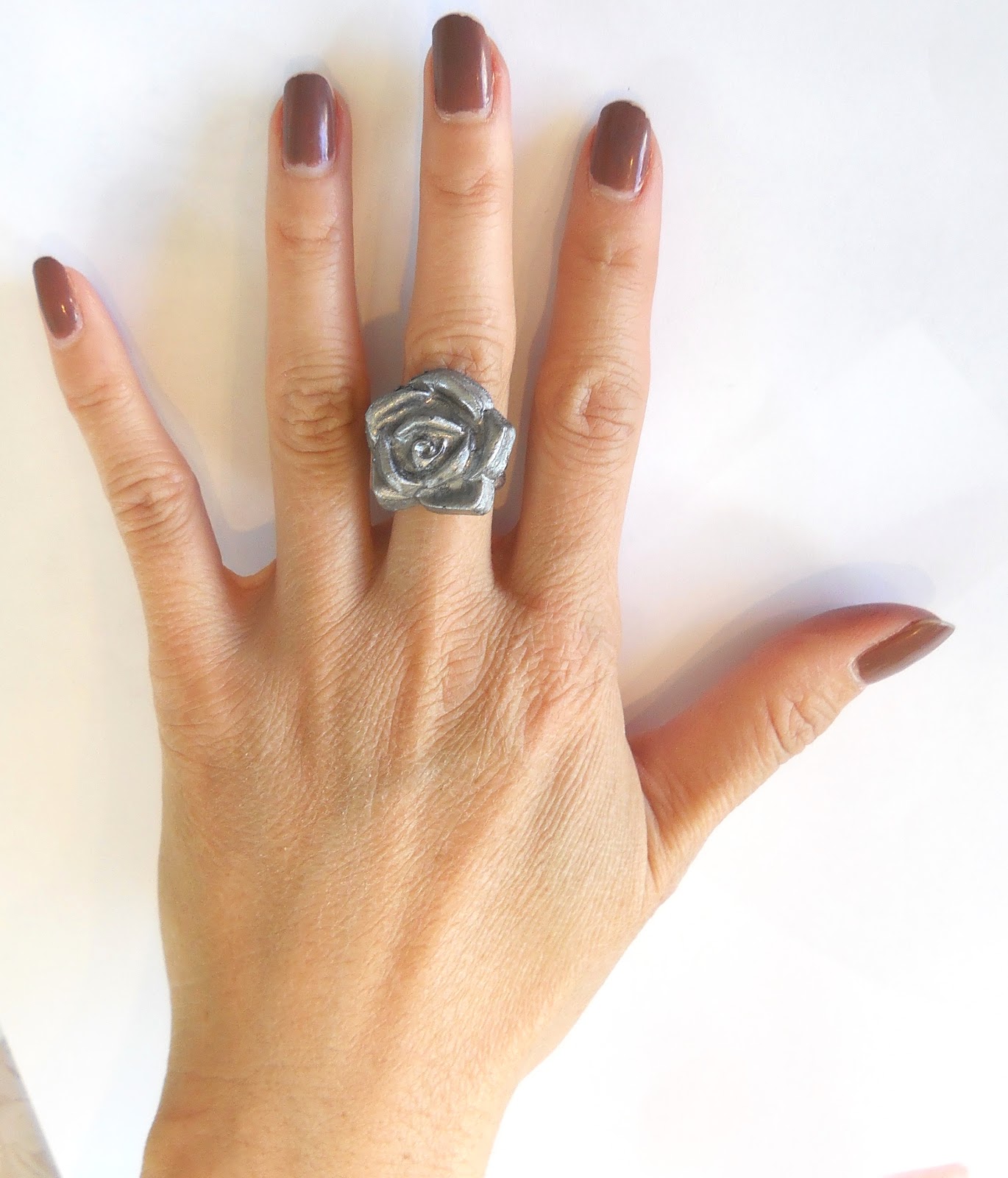 Amazing Casting Products Pewter Rose Ring