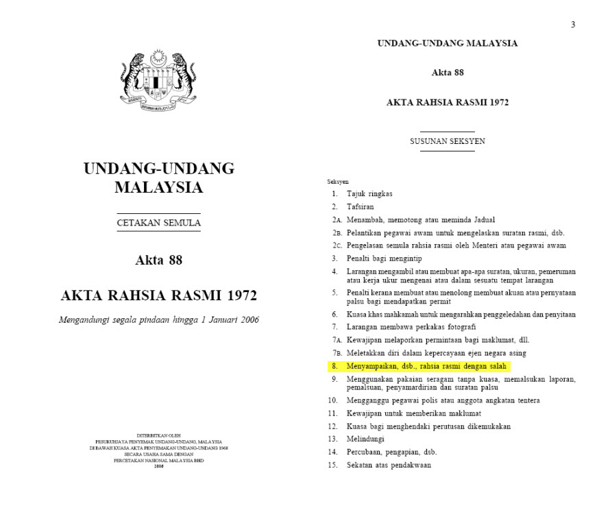 Navythebest Akta Rahsia Rasmi 1972 Osa