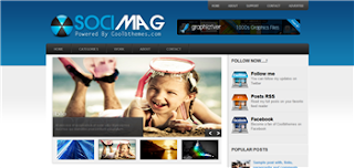 Socimag Blogger Template is coolbthemes blogger template design, its very powerfull seo friendly blogger template