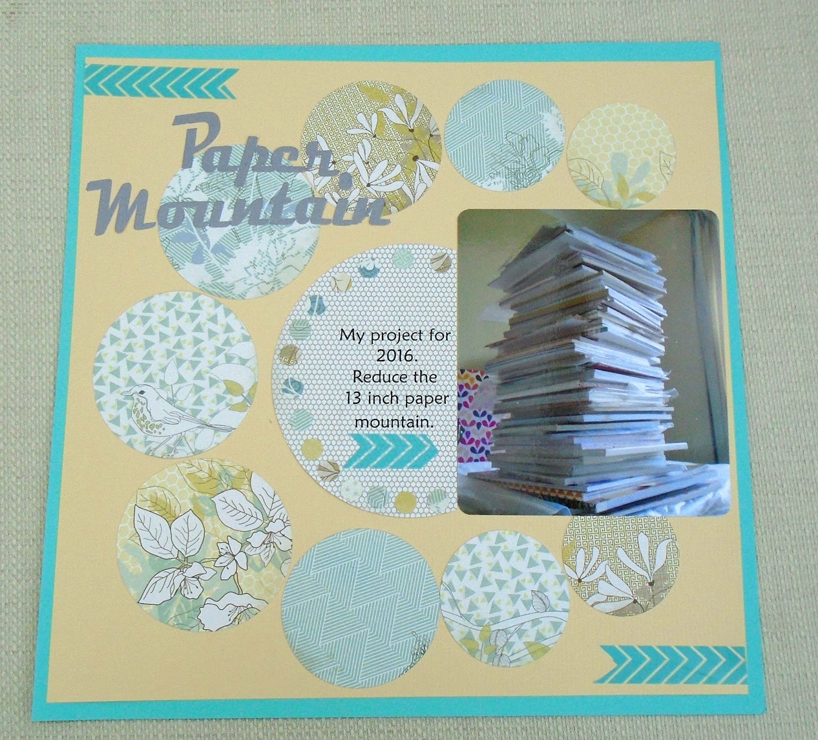 My Perfect Life Conquering Paper Mountain 4 Scrapping my Mission