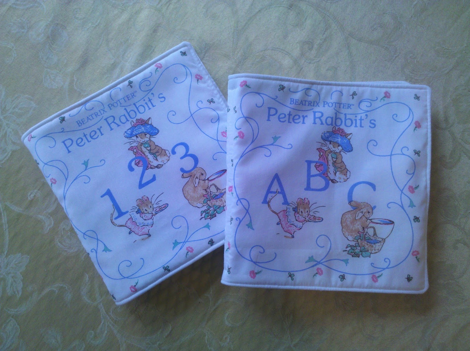 Purple Sage Originals Baby S First Cloth Book Peter Rabbit And
