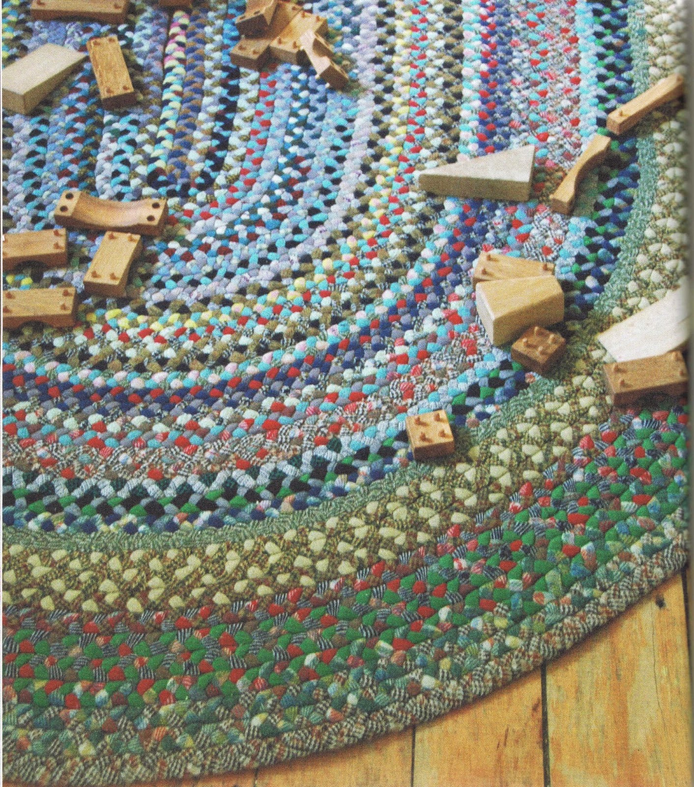 my bit on the side How to make a circular rag rug