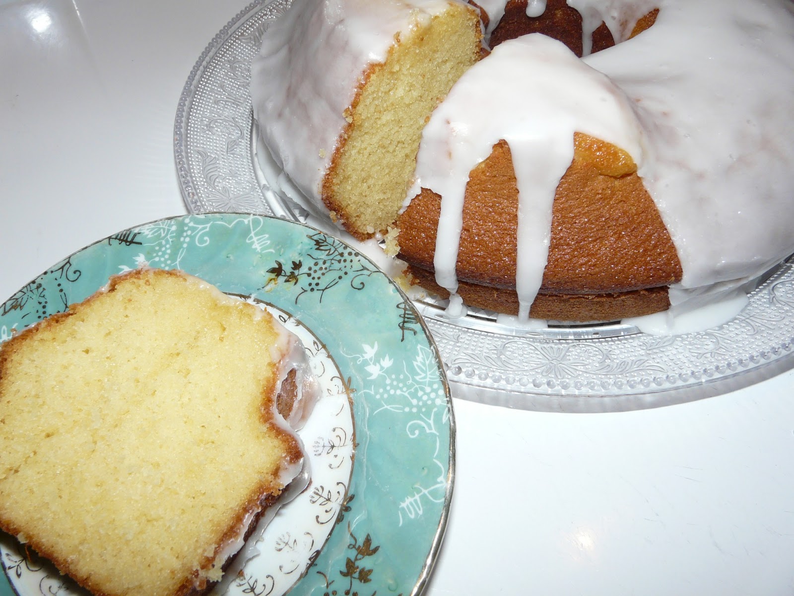 Cake au yaourt & à l'eau de fleur d'oranger