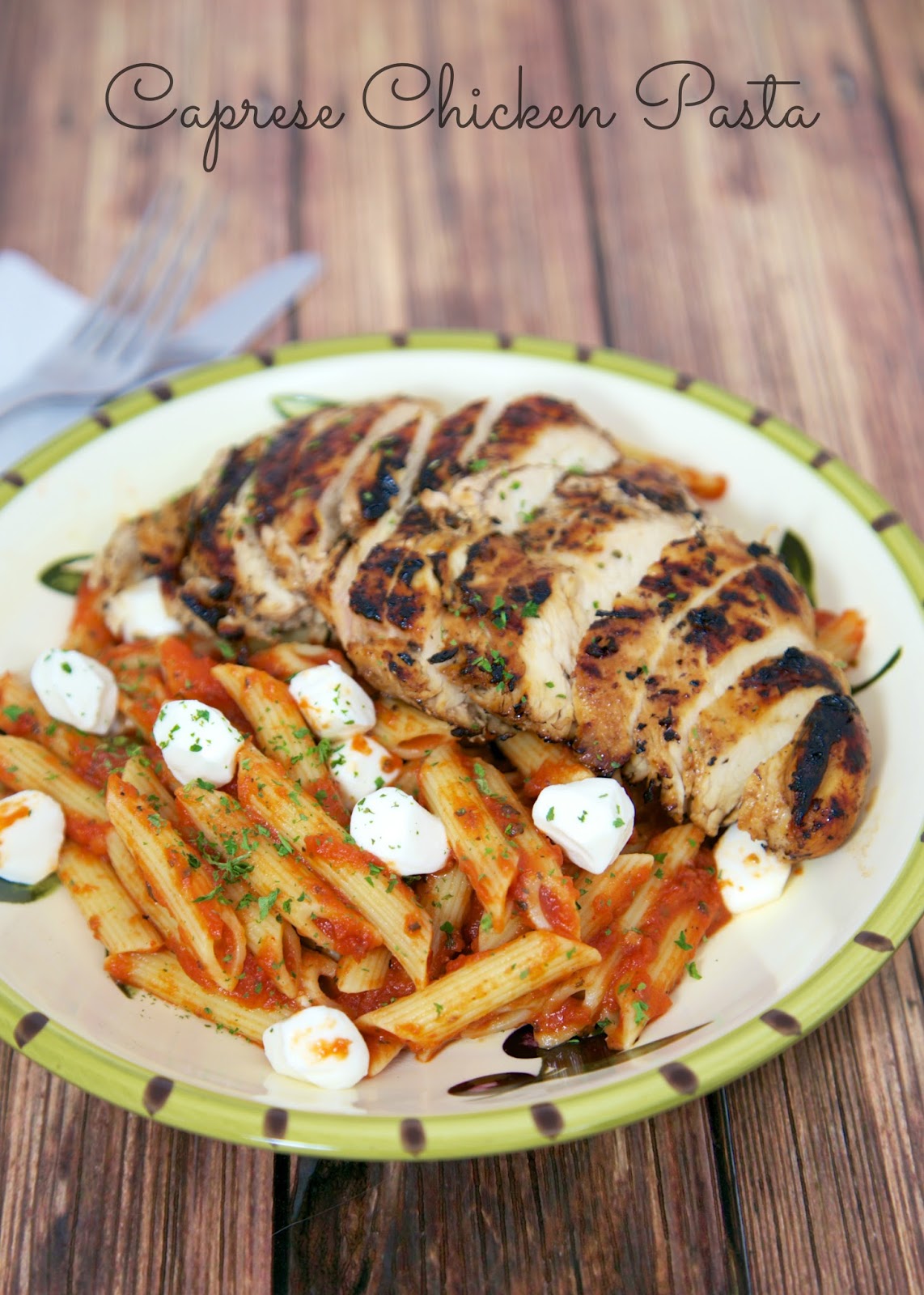 Caprese Chicken Pasta Plain Chicken