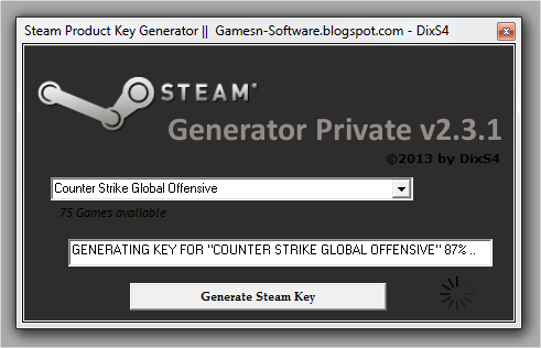 Save Game Key Generator