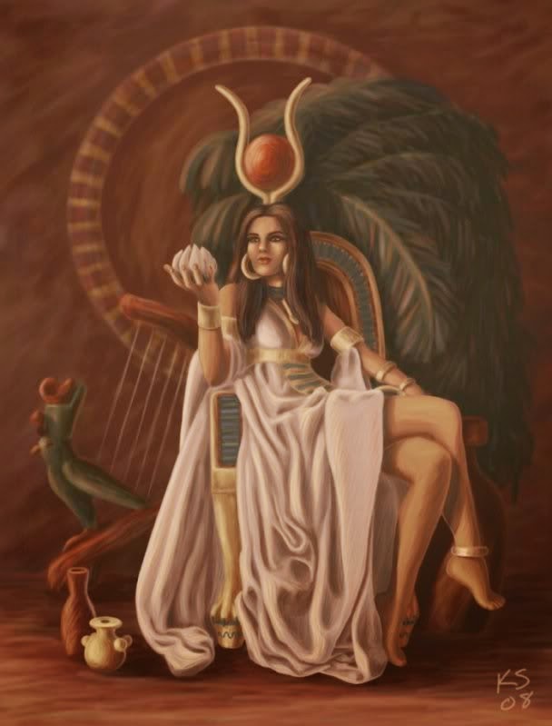 deuses do egito história e oração deusa hathor