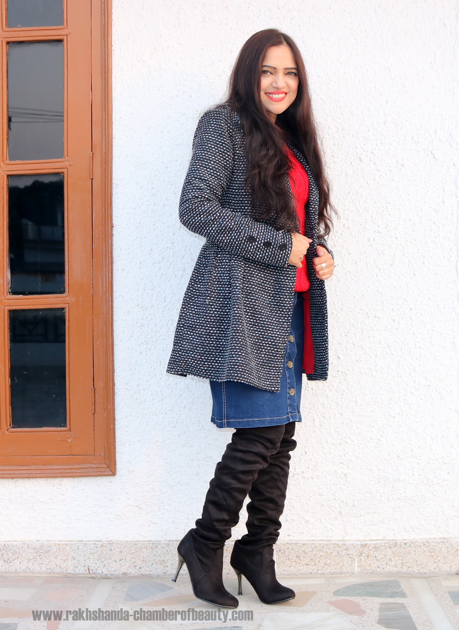 Ways to style a button front denim skirt, Fashion trends 2015, Indian fashion blogger