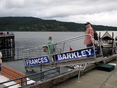All aboard! (I know, that's really railroad talk)  the MV Frances Barkley (2009-07-06)