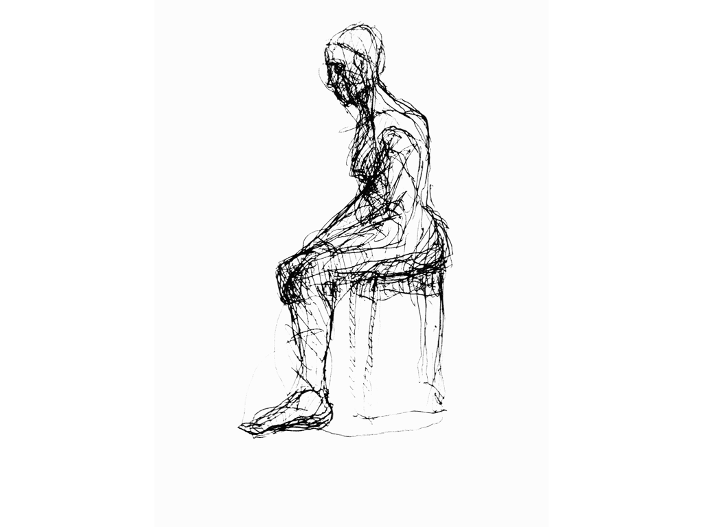 Archiv Kunstlerisches Menschenzeichnen 2011 14 Sitzende 3