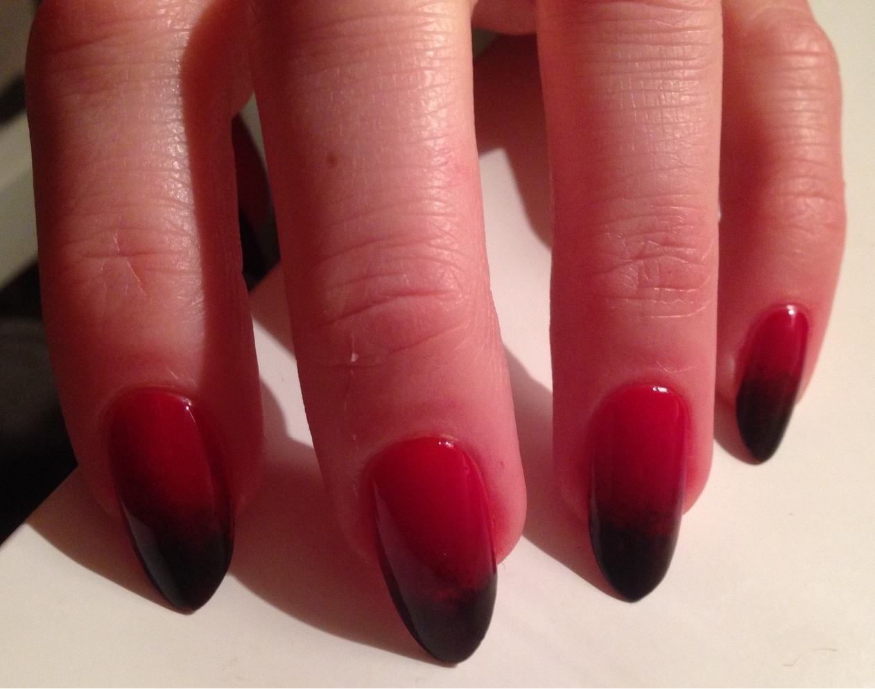 My Mint Nails: Bloody Gradient