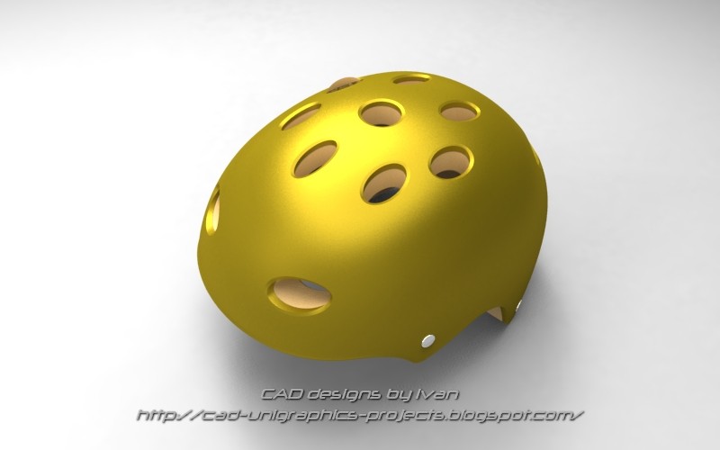 CAD designs by Ivan Skate helmet (free CAD download file)