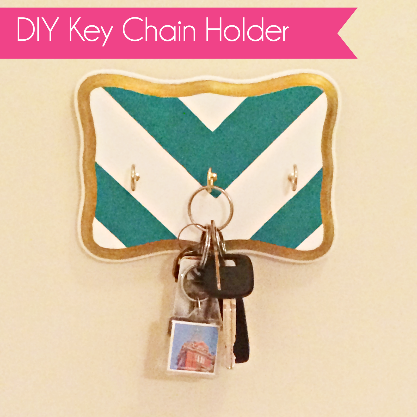 Happiness and Heather DIY KeyChain Holder