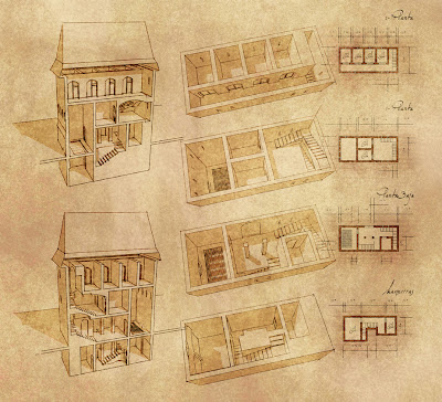 google sketchup prisión modelo autocad planta cotas pergamino medieval google sketchup prisión modelo autocad planta cotas pergamino medieval