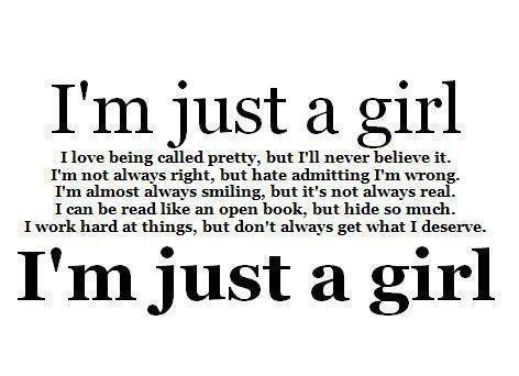I'm just a girl