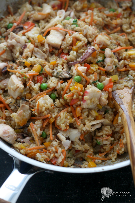 Mixed Seafood Fried Rice - All Roads Lead to the Kitchen