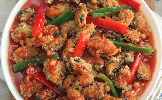 Breaded Tahong Estofado In A Bowl Breaded Tahong Estofado In A Bowl