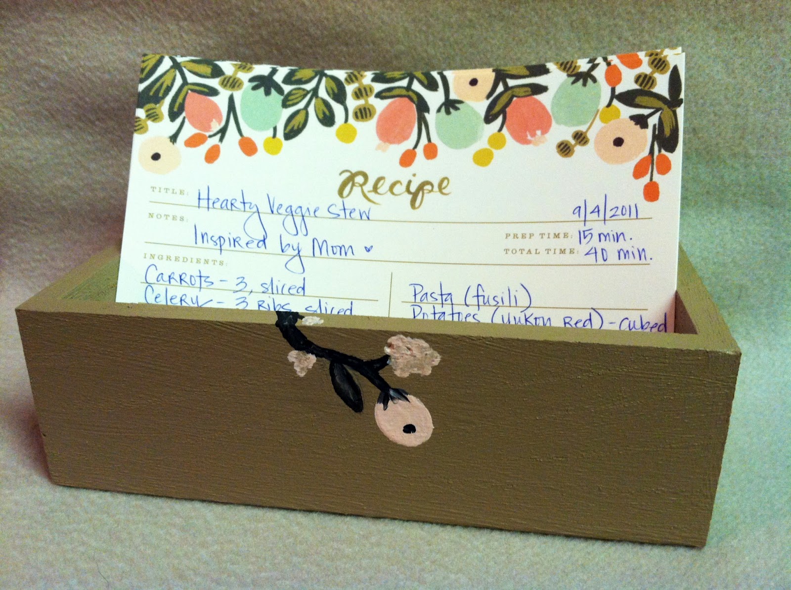 diy recipe box