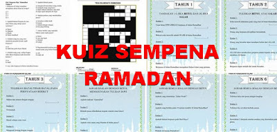 Soalan Kuiz Sempena Ramadan  Pendidik2u