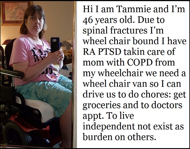 The Fintech Focus Crowdfunding Campaign To Help Tammie Evans Get A
