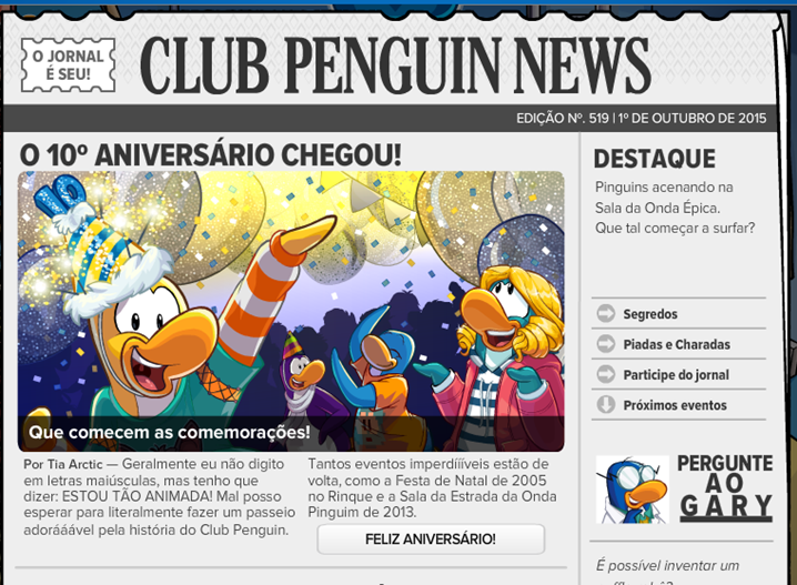 Club Penguin – um dos jogos de internet mais badalados do mundo