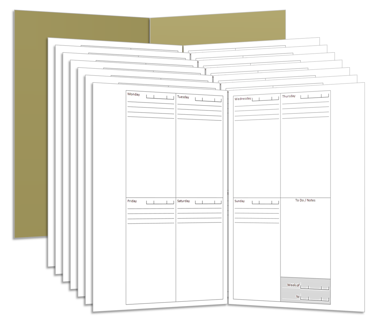 My Life All in One Place How to saddlestitch your booklets