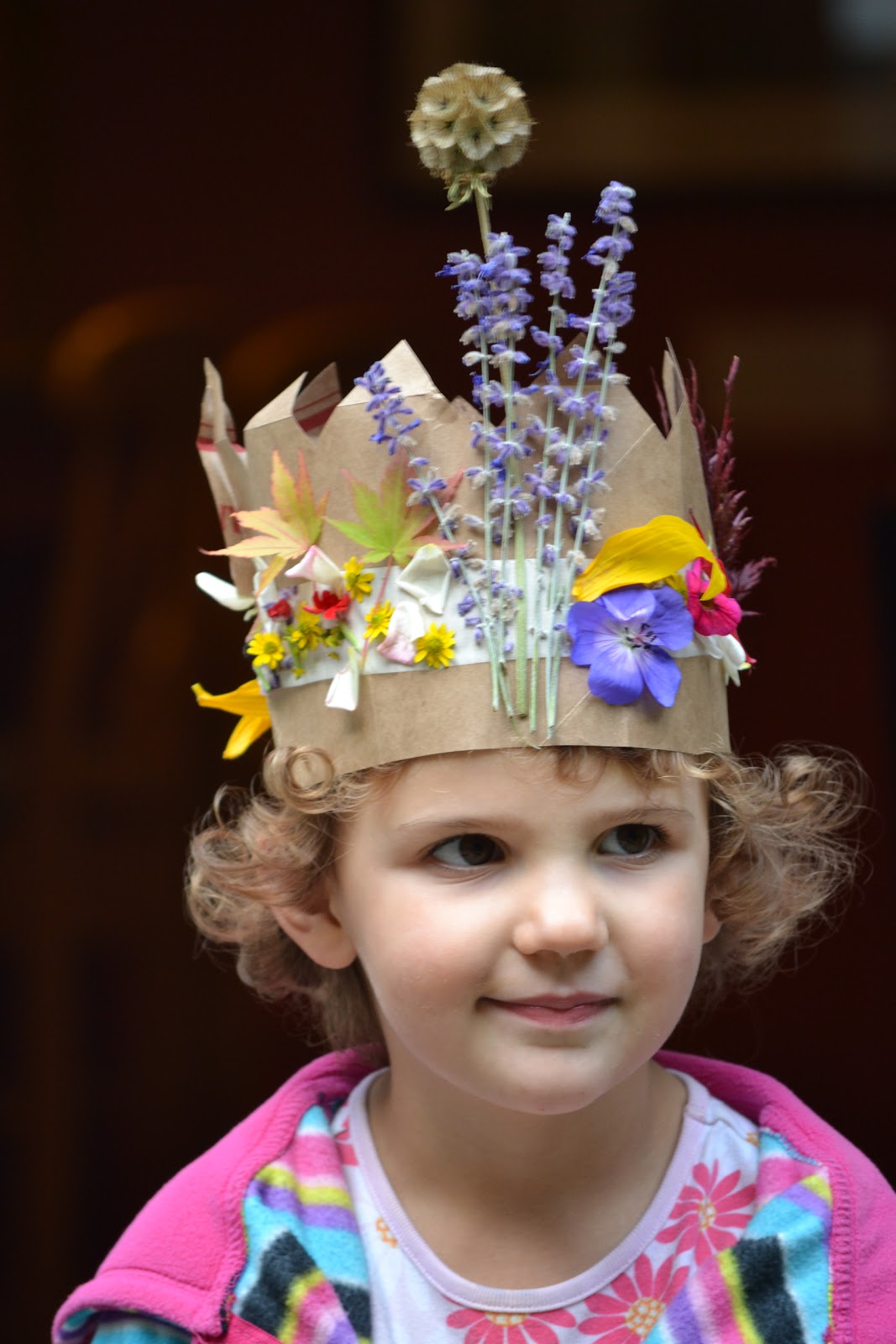 Small Hands in the Big World: Nature Craft: Autumn Crowns
