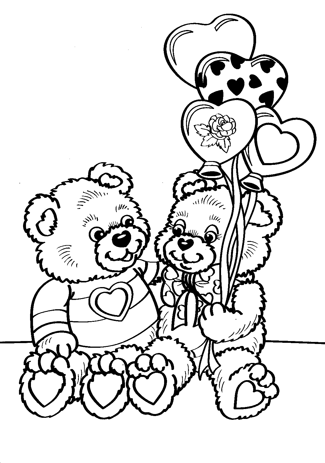 Coloring Pages: Hearts Free Printable Coloring Pages for Valentine's Day