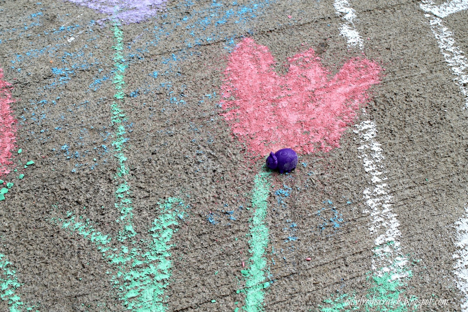 Only From Scratch Rose Art Sidewalk Chalk Contest