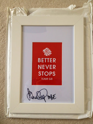 John Regis signed olympic memorabilia