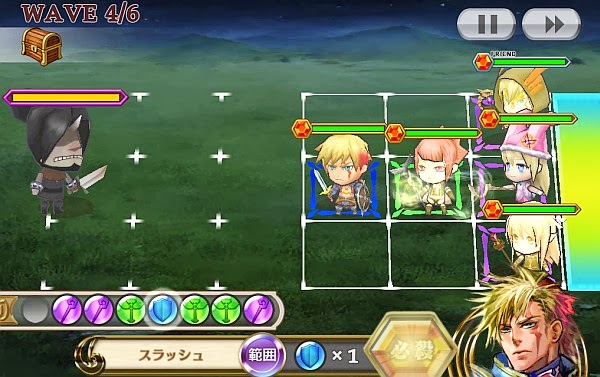 第3回のWAVEは6、中ボスは戦士タイプ